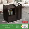 Mesa de té móvil, mesa de té pequeña, gabinete de té para el hogar con ruedas, carrito de té, mesa de té Kung Fu, tetera, juego de bandeja para juego de té integrado
