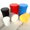 100ml/250ml/500ml g garrafa plástica grossa boca larga reservatório de tinta boca larga barril reto barril para máscara
