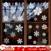 Pegatinas Estáticas de Papá Noel y Árbol de Navidad para Ventanas, Pegatinas para Puertas de Vidrio, Calcomanías para Ventanas, Decoraciones Navideñas, Montaje de Escena