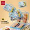 Pasteles al Óleo Deli de 24 Colores, Crayones que No Ensucian la Mano, Palitos de Colores Especiales para Jardín de Infancia, Niños de Primaria Lavables de 36 Colores
