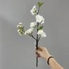 Árbol de Flor de Cerezo Romántica Artificial de Alta Gama para Boda, Flor de Pera, Flor de Durazno, Plástico, Flor Falsa, Decoración de Ratán, Techo, Jardín, Paisajismo