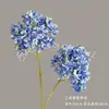Flores Artificiales con Dos Cabezas, Hortensias Estrelladas, Pared de Flores para Pasillo de Boda, Decoración Floral de Arreglo de Piso, Flores Falsas para Fotografía, Venta al por Mayor Transfronteriza