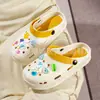 Sapatos de Caverna de Queijo com Solado Grosso para Mulheres, Roupa de Verão, Celebridade da Internet, Casa, Antiderrapante, Sensação de Banheiro, Sandálias para o Verão