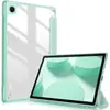 Funda Protectora Adecuada para Tableta Samsung Galaxy Taba8 Funda Transparente Acrílica 10.5 pulgadas 70% de descuento Funda de Cuero con Soporte