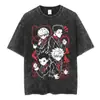 Camiseta Vintage Lavada Anime Hunter X Hunter Aranha Fantasma