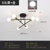 Lámpara de araña para sala de estar Escandinava Moderna Minimalista LED Lámpara para dormitorio principal Comedor Lámparas Creativas Ins Populares de Luciérnagas Cálidas