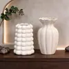 Vaso de Cerâmica Artístico Único para Sala de Estar, Hall de Entrada, Escritório, Pequeno Ornamento para Flores Secas, Flores Frescas, Galhos, Arranjo de Flores, Peça Decorativa
