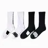 Calcetines Blancos y Negros para Hombre 10A Algodón Antibacteriano Calcetines de Baloncesto Otoño e Invierno Engrosados Absorbentes de Sudor y Desodorantes Suela de Toalla Calcetines Deportivos Antideslizantes