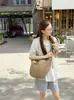 Moda Coreana Retro Bolso de Nylon Nube para Mujer 2026 Nuevo Versátil Gran Capacidad para Viajes Diarios Hombro Cruzado Bolso Dumpling