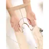 Primera línea 0d Medias de Seda de Verano para Mujer Finas Completamente Transparentes Extremadamente Finas Invisibles Piernas de Seda Negro Claro Finas Sin Marca Color de Piel Cabello