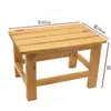 Taburete de Madera de Cedro para Bañera Silla Plegable con Respaldo Silla para Bañera Salón de Belleza Baño Accesorios de Madera Maciza