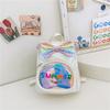 2025 Principios de Primavera Nueva Linda Lentejuela Mochila Escolar de Jardín de Infancia Diseño de Moño Mochila de Princesa PU Mochila Escolar para Niñas