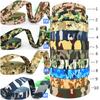 Cinta de Nylon Imitación Colorida Estampada Camuflaje de 38 mm de Ancho Cinturón Táctico de Lona Accesorios para Orejetas de Zapatos Sombreros Equipaje Correa para Mascotas Versión Ancha