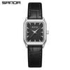 Sanda pulseira de aço alta qualidade medieval pequeno quadrado quartzo feminino relógio moda temperamento pulseira Joker luxo leve relógio de pulso atacado