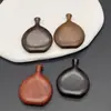 Xu Jiang Madeira Retrô Marrom [Garrafa de Vinho de Sândalo] Estilo Étnico Corrente de Suéter Pingente Colar Acessórios de Joias DIY
