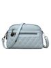 Bordado Acolchado Texturizado Cuero Suave Simple Bolso Cuadrado Pequeño para Mamá de Mediana Edad Moda Nueva 2025 Bolso Versátil de Hombro Cruzado