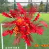 Flores Grandes de Chão para Casamento Flores de Seda Flores Decorativas Flores para Palco T Corredor Flores Penduradas Flores de Casamento Fundo de Flores