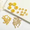Pulsera, collar, accesorios de joyería, colgantes de flor, cuentas espaciadoras, cuentas sueltas, ensartado a mano, materiales para joyería con forma de flor hueca de cinco pétalos