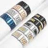 Para apple watch apple watch Correa Correa de Acero Inoxidable de Tres Perlas Correa iwatch apple watch