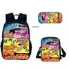 Nuevo Producto Mochila con Estampado Periférico del Anime Dr.Stone Mochila de la Edad de Piedra para Estudiantes de Primaria y Secundaria Juego de Tres Piezas
