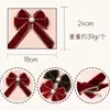 Nuevo Clip de Resorte Flocado Gran Lazo Accesorios para el Cabello Fresco Diario Combinable Fritillaria Pedrería Parte Posterior de la Cabeza Elegante Pasador