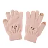 Luvas de Outono e Inverno para Mulheres, Estilo Coreano, Modernas e Fofas, Luvas de Ciclismo à Prova de Frio com Dedos Touch Screen
