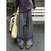 Pantalones plisados de marca de moda transfronteriza, corte limpio, pantalones casuales rectos de alta gama para hombre de primavera y otoño