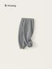 Ropa Infantil Youbao Pantalones Casuales para Niños 2026 Primavera y Otoño Nuevos de Color Sólido Bordados Simples Deportivos Pantalones Jogger
