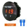 Motocicleta RV Reacondicionamiento Modificación de Coche Voltímetro Instrumento de Pantalla Digital Impermeable LED Voltímetro Digital LED