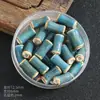 Accesorios de Joyería Vintage Cuentas de Cerámica Nudo de Bambú Pequeño Accesorios para Ropa Cuentas Sueltas Collar de Mano Cadena para Teléfono Materiales para Bricolaje