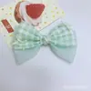 Lazo Hecho a Mano Estilo Japonés y Coreano Accesorios para el Cabello DIY Regalo Accesorios para Ropa Nuevo Malla Transparente Cuadros Lazo