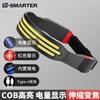 Nuevo mini LED multifunción transfronterizo con lámpara frontal roja COB aventura al aire libre pesca linterna de luz fuerte