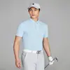 Camisa Polo de Manga Curta de Verão Anti-mosquito Masculina Nova Camiseta Esportiva de Manga Curta com Gola de Seda Gelada Feminina Roupas de Trabalho Estampa Bordado