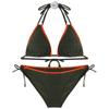 Traje de baño nuevo femenino conservador vientre bikini delgado espalda descubierta bikini traje de baño de aguas termales una generación de cabello