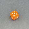 Dados de alta calidad de 16 mm, dados acrílicos transparentes redondeados con puntos de color cristal para bar, ajedrez, mahjong al por mayor