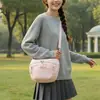 Bolsa Transversal Color Block Versão Coreana Inverno 2025 Bolsa de Ombro Tendência Bolsa Leve para Viagem Esportes