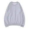Sudadera de Algodón Puro con Cuello Redondo de Terciopelo Personalizada para Otoño e Invierno Traje de Felpa de Color Puro con Estampado de Logo para Primavera y Otoño Camisa Publicitaria Overol