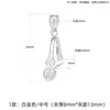 Hebilla de Seguridad de Plata de Ley S925 Hebilla de Clip para Hombres y Mujeres Hebilla de Semilla de Melón de Jade Hetian Accesorios DIY Cabezal de Hebilla Colgante de Jade
