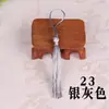 Borla Colgante Cabeza de Espiga Hecho a Mano Marcapáginas Pequeña Borla Flecos Dulce Caja de Dulces Invitación Invitación Colgante Rojo Colgante de Espiga