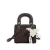 Bolso Estético de Alta Apariencia, Bolso Cuadrado Pequeño de Nicho Estilo Coreano, Bolso de Hombro Elegante y Sencillo, Bolso Cruzado de Nueva Moda para la Temporada