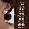 Brincos Avançados de Argola de Prata 925 com Pérolas Roxo Aurora Shijia Pão Cozido Brincos de Temperamento Feminino Brincos de Nicho Únicos para o Verão