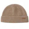 Gorro de Invierno Grueso de Cachemir Puro Transfronterizo Gorro de Lana Tejido Color Sólido Versátil Cálido Para Ciclismo Envoltura para la Cabeza de Hombre Gorro para el Frío