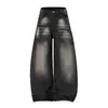 E-commerce Transfronteiriço Estilo Americano Jeans de Perna Larga Banana Jeans Baggy Masculino Design de Senso de Estilo High Street Wasteland Calças Longas