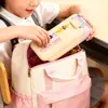 Nueva Caja de Papelería Portátil de Gran Capacidad Organizador de Escritorio Estuche para Lápices Bolsa para Bolígrafos para Estudiantes y Niños con Lindo Portalápices de Dibujos Animados
