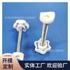 Fábrica de Dongguan Personalizado 32 # M8 Galvanizado Flor de Ciruelo Hexagonal Mango de Plástico con Pieza de Presión