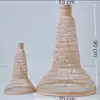 Cesta de pesca para peces jaula para anguilas amarillas jaula de peces tejido de bambú cesta de bambú cesta para recoger té hecha a mano pura accesorio de actuación artesanal decoración