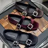 Zapatos Planos para Mujer Estilo Francés 2026, Zapatos de Ballet para el Trabajo, Zapatos de Noche, Correa Única con Hebilla de Pedrería, Zapatos Mary Jane para Mujer