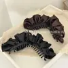 Pinza de plátano de nuevo estilo coreano de alta gama con forma de nube y pedrería, Pasador versátil de moda para mujer, Elegante accesorio para el cabello de clip retorcido