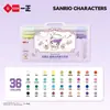 Domina el Uso de Marcadores Acrílicos de Punta Suave de Líquido Directo en 60 Colores, No Transparentes y Apilables, Disponibles en 48 Colores y 24 Colores, Plumas de Pintura para Niños