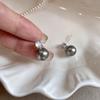 Bingbling pendientes de botón clásicos estilo Chanel con circonita y perla Diana simples de alta calidad con luz fuerte venta al por mayor